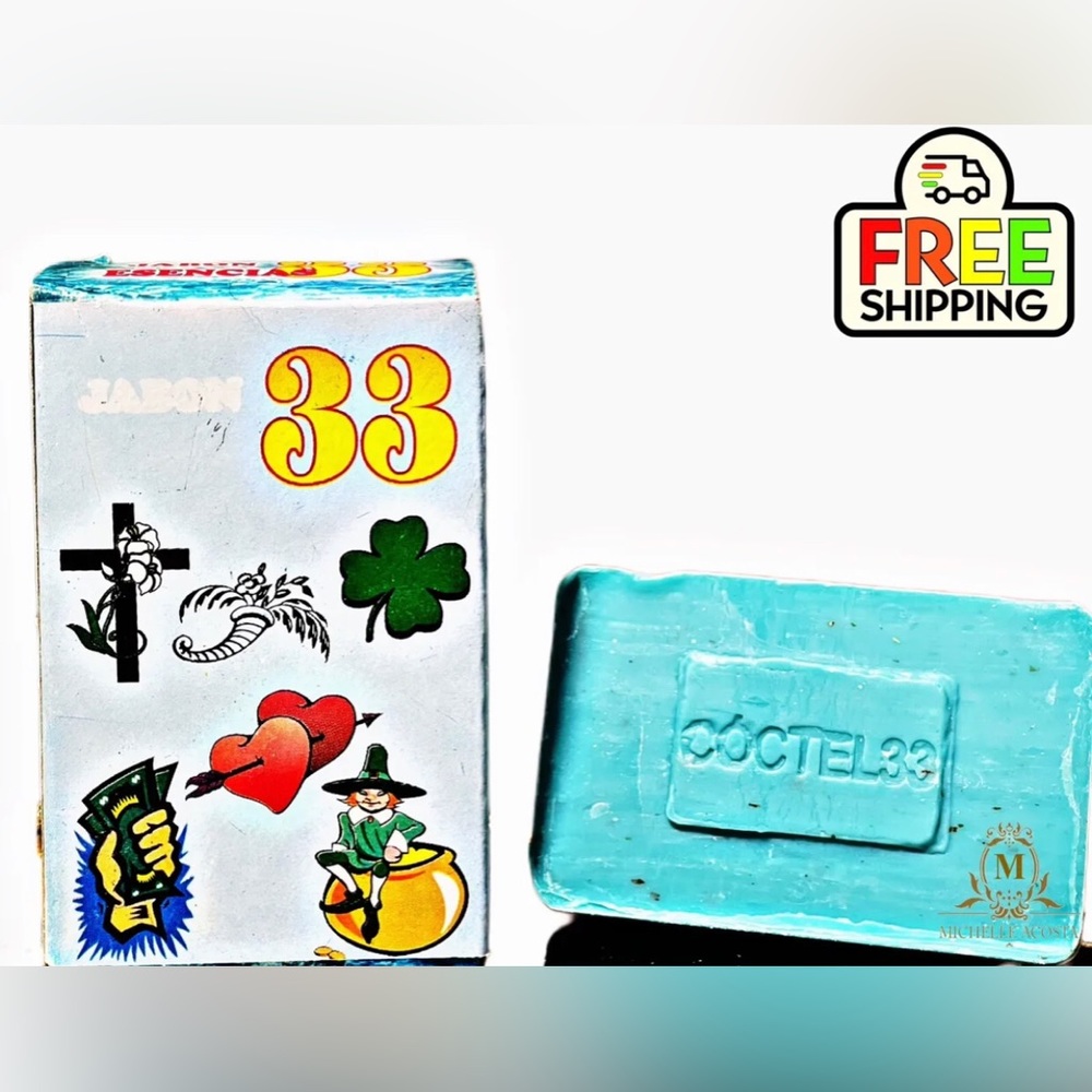 33 Esencias Coctel, Handmade Soap, Luck, Money, Prosperity, Success, Love